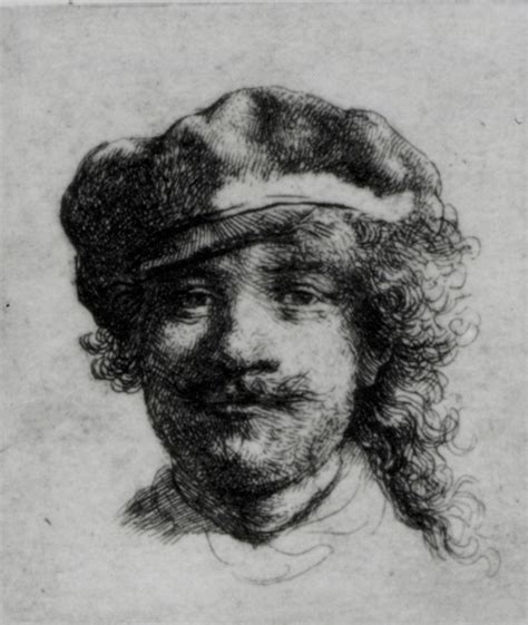 Rembrandt Self Portrait Etching