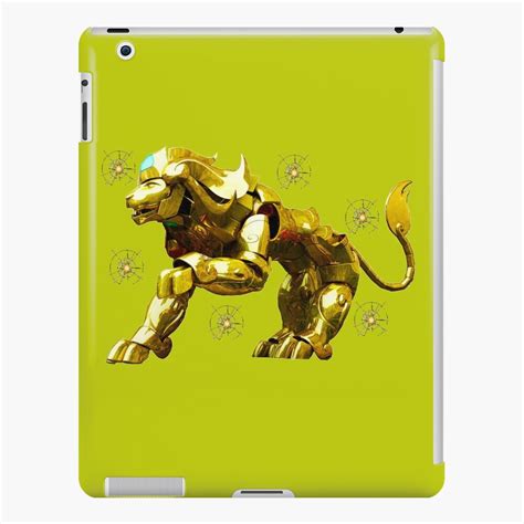 Funda Y Vinilo Para Ipad Copia De Saint Seiya Aioria Leo Gold Cloth