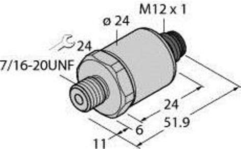 Turck Pressure Transmitter 1 Pc Pt100psig 1005 U1 H1141 Galaxus