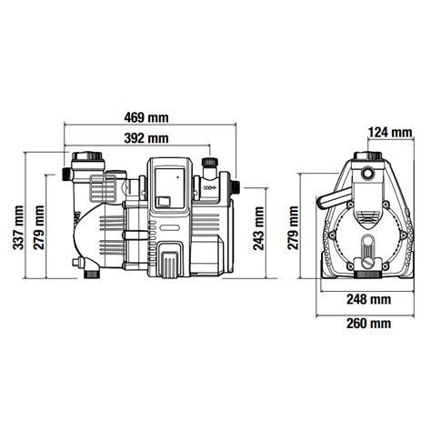 GARDENA HÁZI VÍZMŰ COMFORT 4000/5E 1100W 4000L/H 45M 4,5BAR