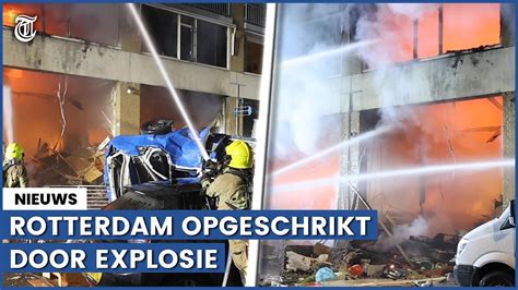 Heftige Beelden Ernstige Brand Aan Schammenkamp In Rotterdam Youtube