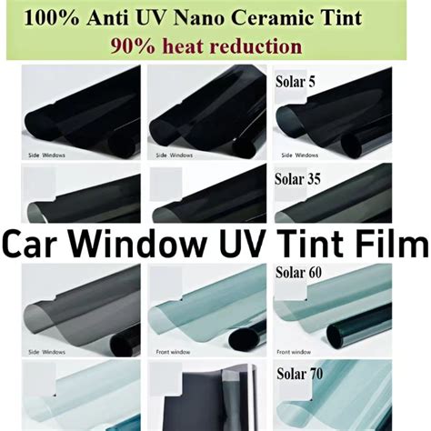 Nano Ceramic Tint Film Heat And Uv Block Professional Window Tint Film