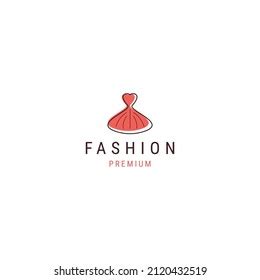 Fashion Dress Logo Design Template Stock Vector (Royalty Free ...