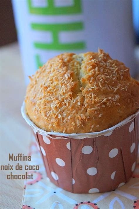 Muffins américains noix de coco pépites de chocolat Muffin noix de