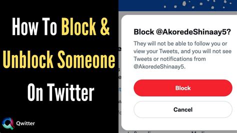 How To Block And Unblock Someone On Twitter YouTube