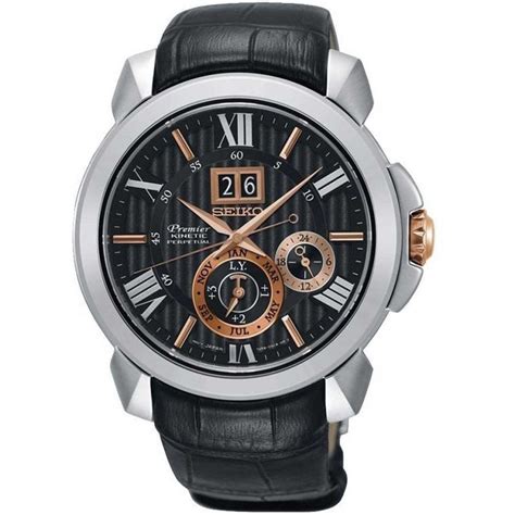 Seiko Men S Premier Perpetual Calendar Kinetic Watch