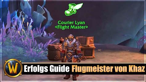 Erfolgs Guide Flugmeister Von Khaz Algar YouTube