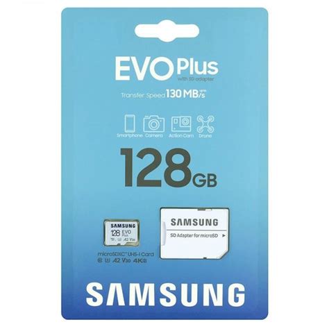 Carte Mémoire Samsung 128Go Evo Plus au Maroc