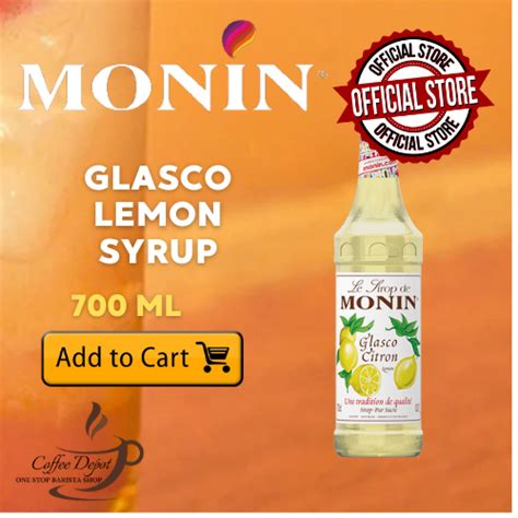 Monin Glasco Lemon Syrup 700ml Lazada Ph