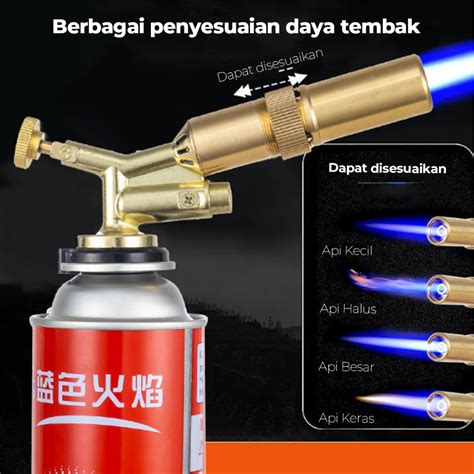 Jual Kepala Flame Gun Torch Kuningan Pemantik Kepala Torch Gun Gas