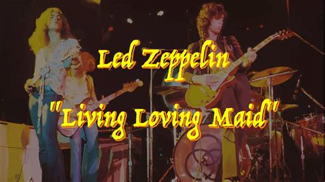 Led Zeppelin Living Loving Maid Guitar Tab Youtube