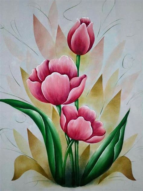 Pin By Claudete Esteves On Flores Painting Flowers Tutorial Flower