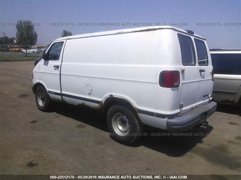 2b7hb11y31k514500 2001 Dodge Ram Van B1500 White Price History History Of Past Auctions