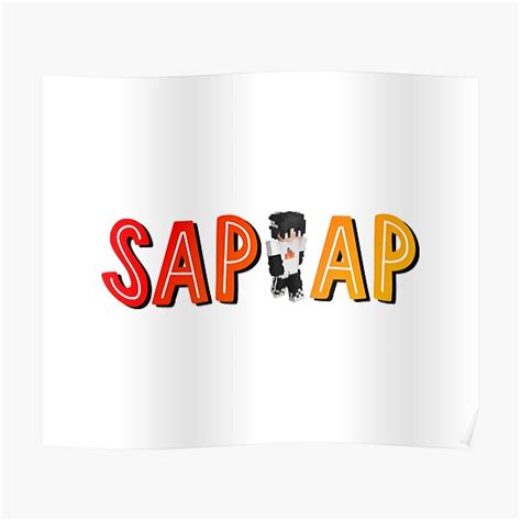 Sapnap With MC Skin Poster For Sale By Cartershart Redbubble