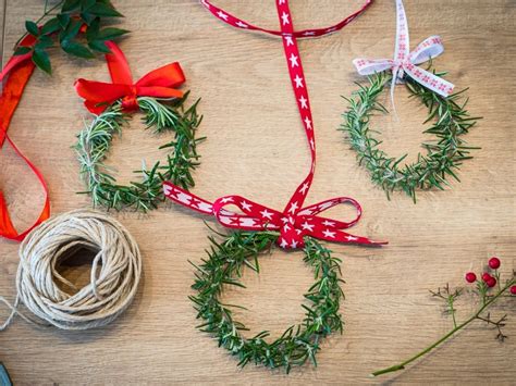 Homegrown Decorations How To Make Mini Rosemary Wreaths