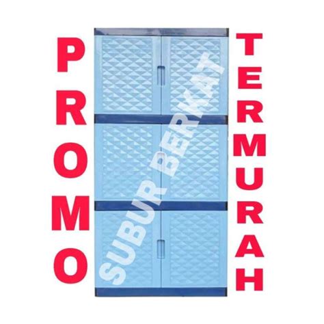 Promo Lemari Plastik Lemari Pakaian Mini Tabitha 3 Susun Diskon 23 Di