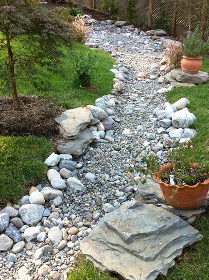 Diy Dry Creek Bed Ideas Dry Creek Bed Backyard Landscaping Dry Creek