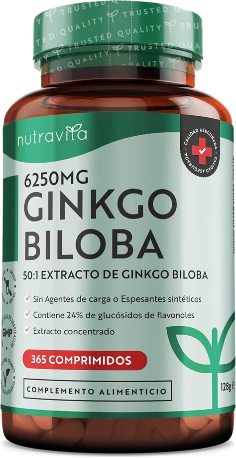 Ginkgo Biloba Mg Comprimidos Extracto De Gingko Biloba