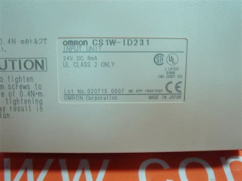 Omron Cs1w Id231 裕益科技有限公司 Omron Cs1w Id231