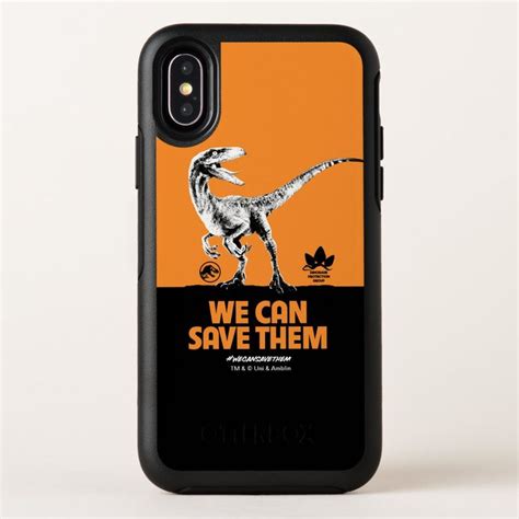 Jurassic World We Can Save Them Otterbox Iphone Case Zazzle