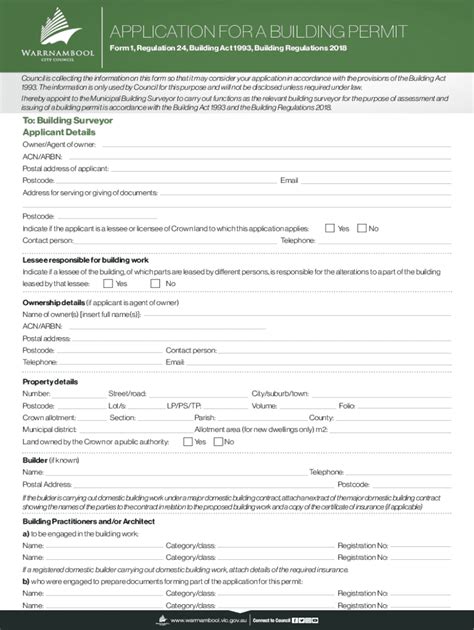 Fillable Online Ecm V Bld Application For A Building Permit