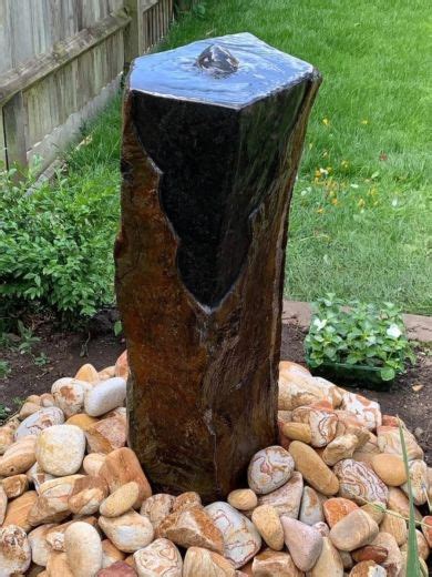 Three Granite Columns Water Feature Waterfeatures