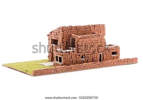 Model Brick House Isolated Stock Photo 1020200710 | Shutterstock