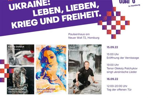 Vernissage "Ukraine: Leben, Liebe, Krieg und Freiheit" - Kloenschnack
