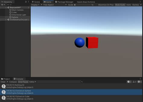 Using RaycastHit In Unity To Detect And Manipulate Objects