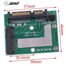 Adaptateur gps MSATA SSD à SATA 2 5 pouces carte de convertisseur de