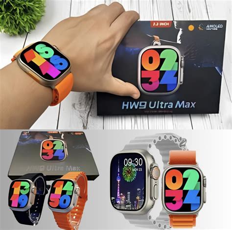 Smartwatch Hw Ultra Max Serie Full Amoled Nfc Lumax Eletronicos