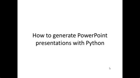 Python Ppt Template