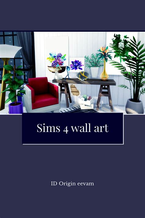 Home interior design ideas creating at the sims 4 base game paintings ...