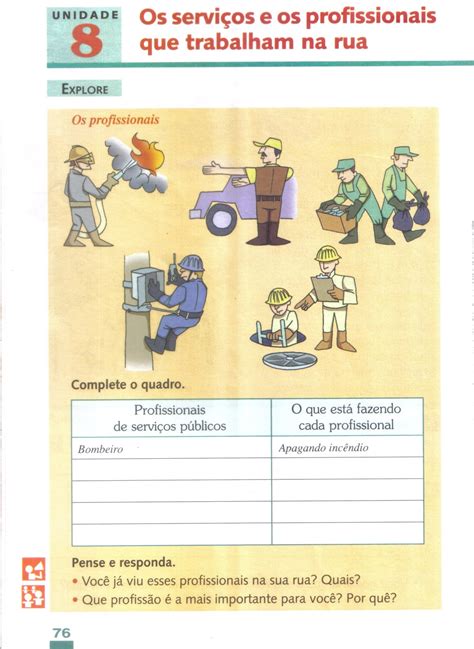 Profissionais Que Trabalham Na Escola Atividades - 5