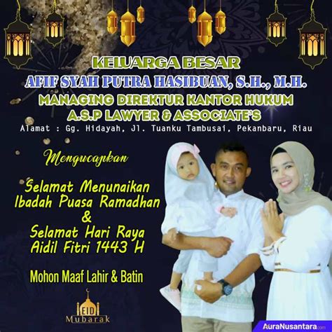 Ucapan Selamat Hari Raya Idul Fitri Untuk Keluarga - Contoh Surat Resmi