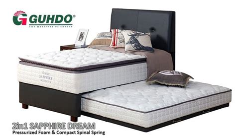 Jual Guhdo Kasur Spring Bed Two In One Sapphire Dream Full Set