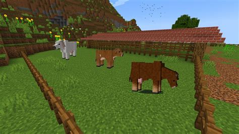 Construindo Uma Fazenda Na Montanha No Minecraft Curral Das Vacas