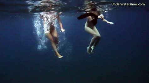Submerged Hot Babes Underwater