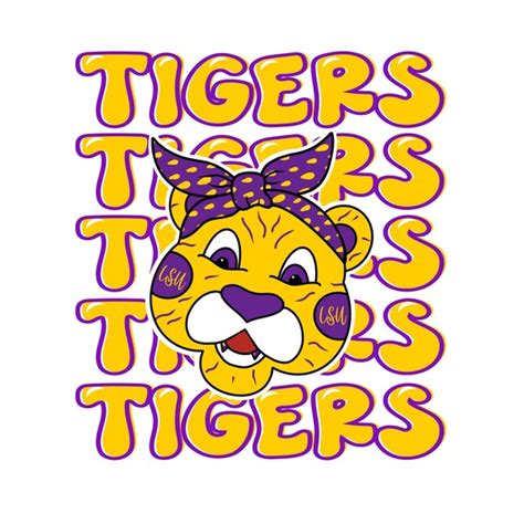 LSU Tigers Design Sublimation Design Graphic Design Digital - Etsy