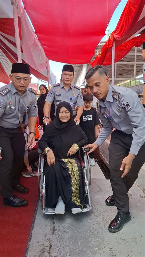 Layanan Kunjungan Tatap Muka Hari Raya Idul Fitri H Lapas Cilegon