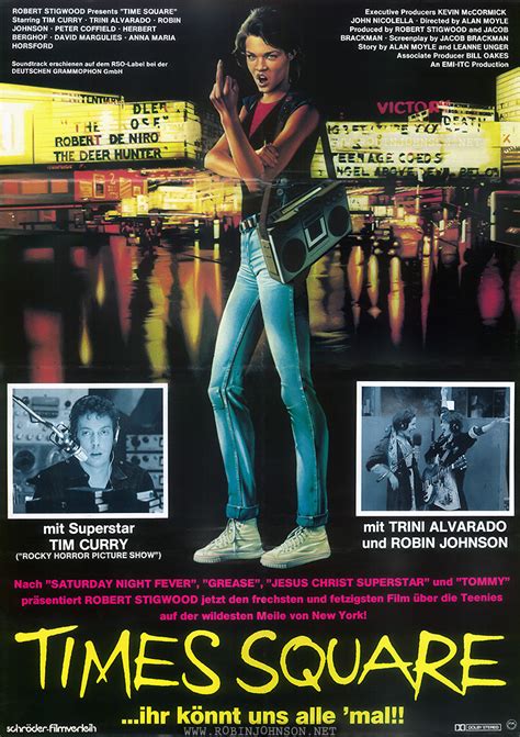 Times Square movie poster, Germany, 1982 – Robin Johnson