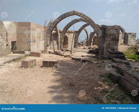 ruins palace stock photo image  fortification