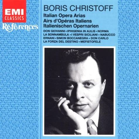 VINCENZO BELLINI - Boris Christoff: Italian Opera Arias - CD - Mint ...