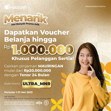 Voucher Belanja Senilai Rp Untuk Kamu Maucash