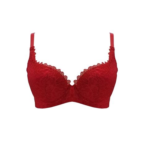 Jual Luxury Sexy Red Floral Lace Underwire Bra By Swear Lingerie 34b Shopee Indonesia