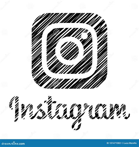 Hand Drawn Instagram Logo