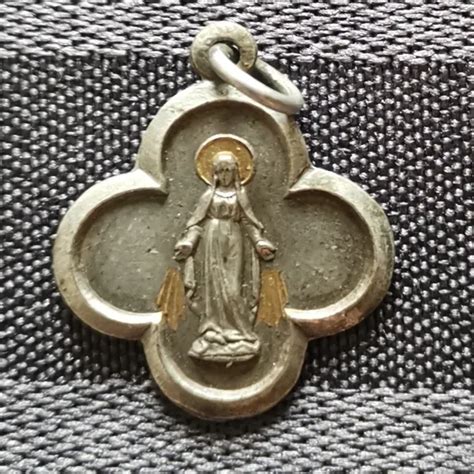 M Daille Religieuse Ancienne Tr Fl E Vierge Miraculeuse Marie Notre