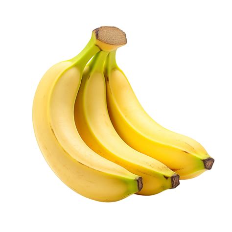 Fresh Yellow Bananas Ai Generative Png