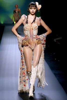 FASHION ON ROCK Jean Paul Gaultier Spring 2010 Haute Couture Runway