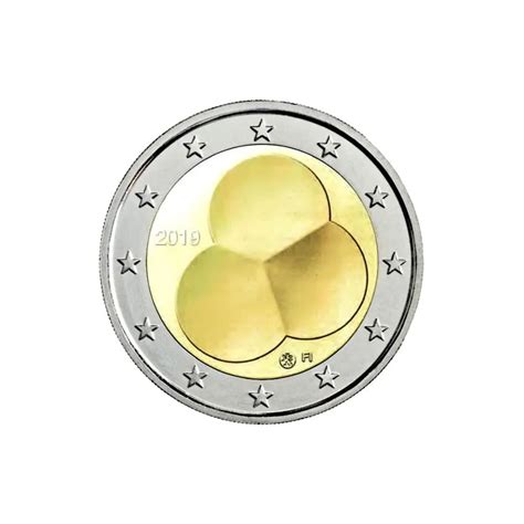 Moneda Conmemorativa 2 Euros Finlandia 2019 Ley